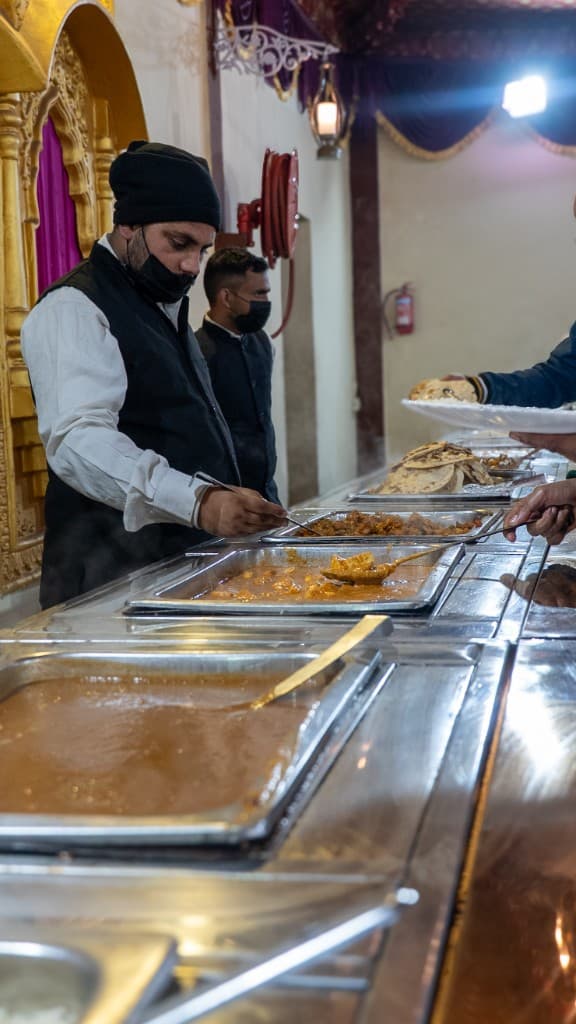 Professional catering staff serving at wedding in Dehradun